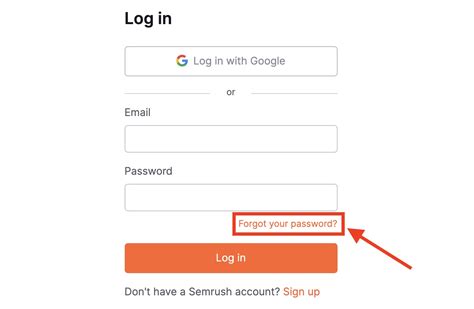 semrush sign in